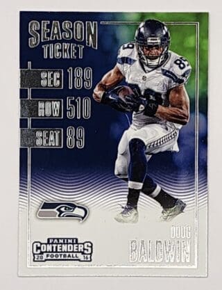 Doug Baldwin Panini Contenders 2016 NFL Trading Card #24 Seattle Seahawks