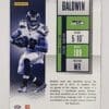 Doug Baldwin Panini Contenders 2016 NFL Trading Card #24 Seattle Seahawks Back