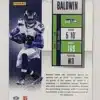 Doug Baldwin Panini Contenders 2016 Card #24 back