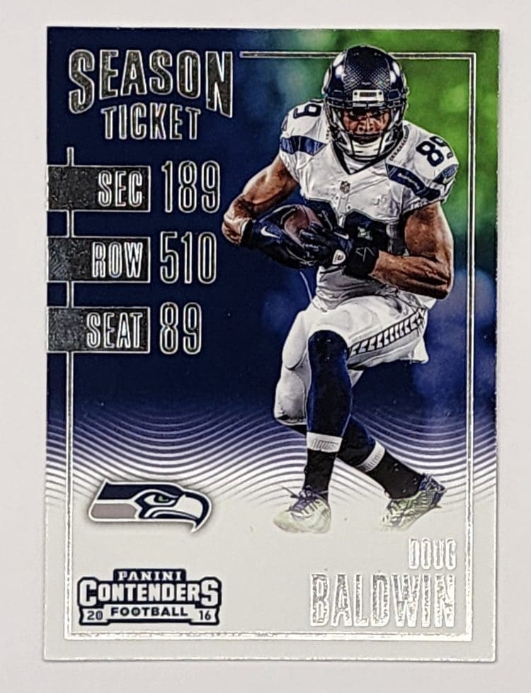 Doug Baldwin Panini Contenders 2016 NFL Trading Card #24 Seattle Seahawks