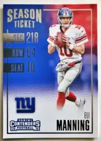 Eli Manning Panini 2016 Card #4
