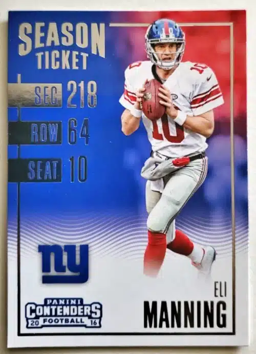Eli Manning Panini 2016 Card #4