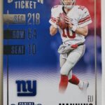 Eli Manning Panini Contenders 2016 NFL Trading Card #4 New York Giants