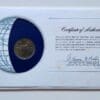 Somalia Coin Stamped Envelope An Africa Country From Franklin Mint with C.O.A back