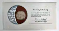 Australia Coin-Stamped Envelope From Franklin Mint Back