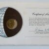 South Korea Coin Stamped Envelope An Asian Country From Franklin Mint Back