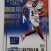 Odell Beckham Jr. Panini Contenders 2016 NFL Trading Card #5 New York Giants