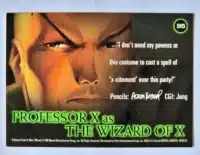 Professor X Fleer 1996 Card #95 Back