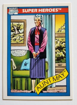 Aunt May Marvel 1990 Impel Marketing Comic Card #28