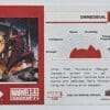 Daredevil Upper Variant Deck 2021 Marvel Comic Card #17 Back