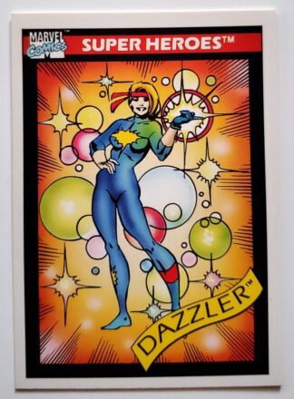 Dazzler Marvel 1990 Impel Marketing Comic Card #13