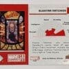 Elektra Natchios Upper Deck 2021 Marvel Comic Card #23 Back