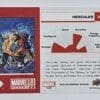 Hercules Variant Upper Deck 2021 Marvel Comic Card #33 Back