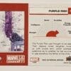 Purple Man Variant Upper Deck 2021 Marvel Comic Card #67 Back