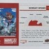 Scarlet Spider Variant Upper Deck 2021 Marvel Comic Card #73 back