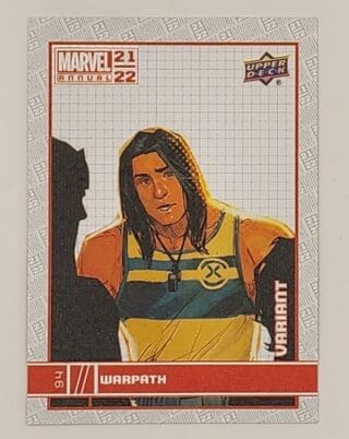 Warpath Variant Upper Deck 2021 Marvel Comic Card #94