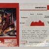 Daredevil Blue Upper Deck 2021 Marvel Comic Card #17 Back