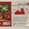 Immortal Hulk Blue Upper Deck 2021 Marvel Comic Card #36 Back