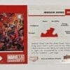 Jessica Jones Upper Deck 2021 Marvel Comic Card #38 back