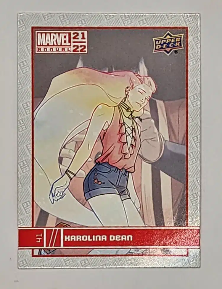 karolina-dean-marvel-comic-card-upper-deck-2021-card-41 Karolina Dean Upper Deck 2021 Marvel Comic Card #41