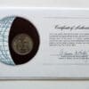 Malaysia Coin Stamped Envelope From Franklin Mint Back