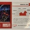 Marvel Girl Blue Upper Deck 2021 Marvel Comic Card #51 Back