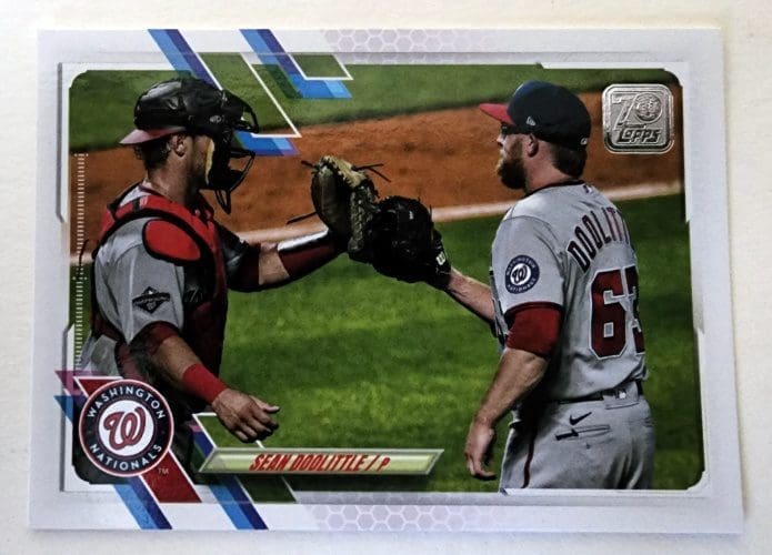Sean Doolittle Topps 2021 MLB Card #17 Washington Nationals