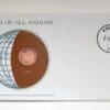 Turkey Coin Stamped Envelope From Franklin Mint