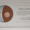 Turkey Coin Stamped Envelope From Franklin Mint Back