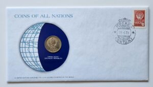 U.S.S.R. Coin Stamped Envelope From Franklin Mint with C.O.A
