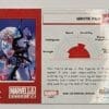 White Fox Blue Upper Deck 2021 Marvel Comic Card #95 Back