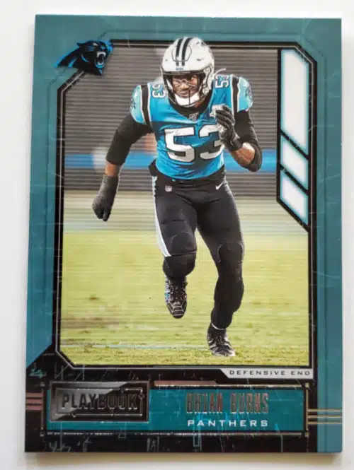 Brian Burns Panini Playbook 2020 Card #80