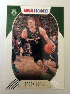 Brook Lopez Hoops Panini 2020 NBA Trading Card #6 Milwaukee Bucks