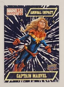 Captain Marvel "Annual Impact" Upper Deck 2021 Marvel Comic Card Number AI-1