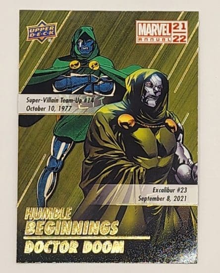 Doctor Doom "Humble Beginnings" Upper Deck 2021 #HB-2