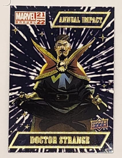 Doctor Strange "Annual Impact" Upper Deck 2021 Marvel Comic Card Number AI-2