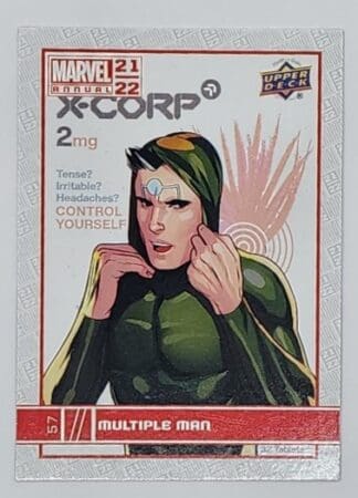 Multiple Man Upper Deck 2021 Marvel Card #57