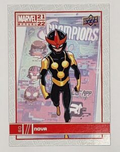 Nova Upper Deck 2021 Marvel Comic Card #60
