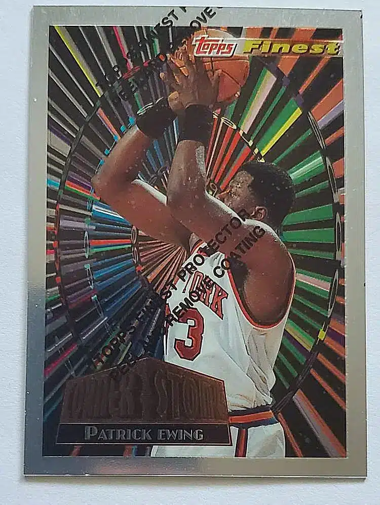 Patrick Ewing Topps Finest 1995 Card CS 3
