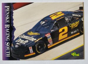 Penske Racing South #2 Miller Ford Classic 1996 NASCAR Card #36