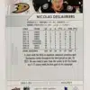 Nicolas Deslauriers Upper Deck 2021-22 Card # 1 Back