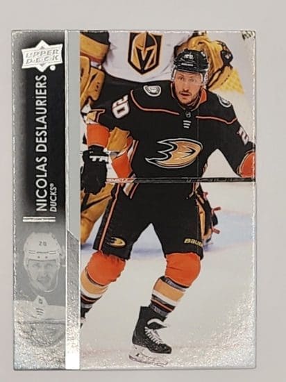 Nicolas Deslauriers Upper Deck 2021 NHL Card #1 Anaheim Ducks