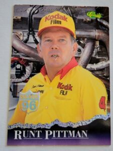 Shelton Pittman "Silver 96" Classic Marketing 1996 Winston cup Chief Engine Builder #21