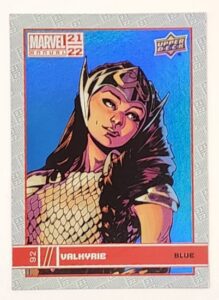 Valkyrie Blue Upper Deck 2021 Marvel Comic Card #92