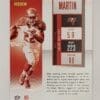 Doug Martin Panini Contenders 2016 NFL Trading Card #50 Tampa Bay Buccaneers Back