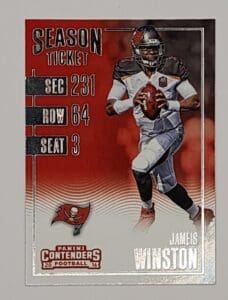James Winston Panini Contenders 2016 NFL Trading Card #49 Tampa Bay Buccaneers