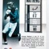 Jordan Matthews Panini Contenders 2016 NFL Trading Card 9 Philadelphia Eagles Back