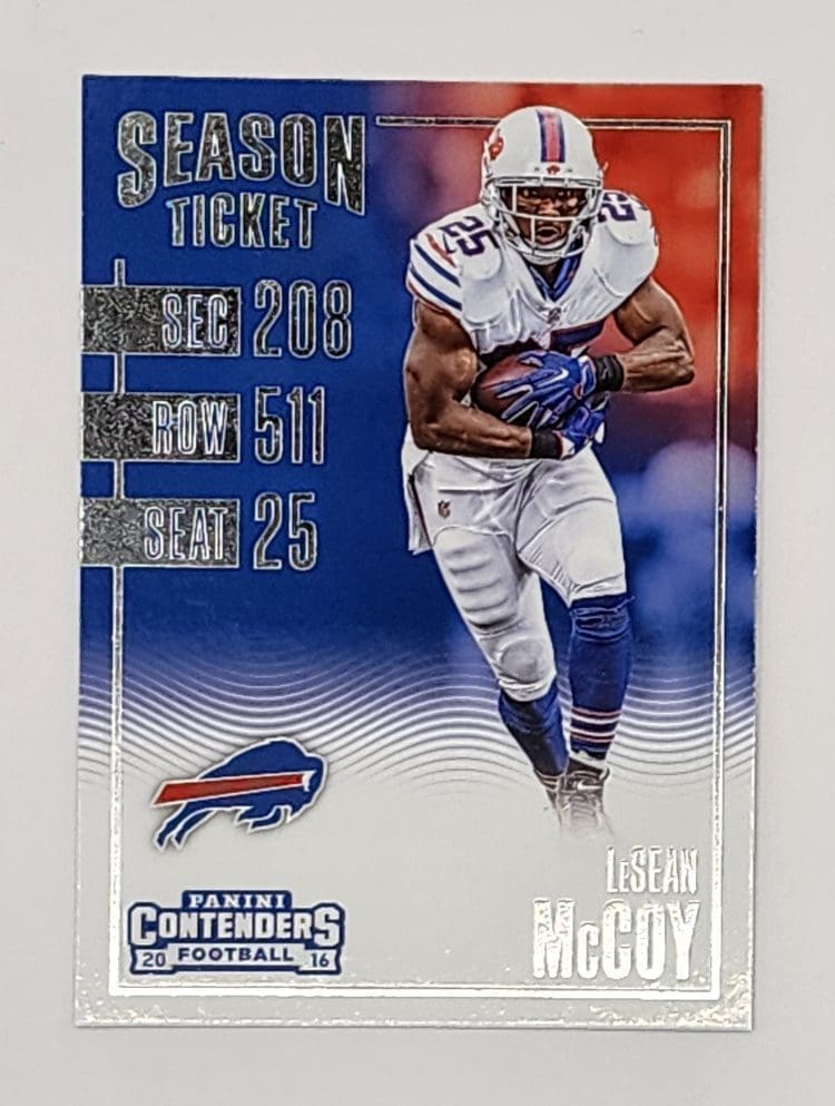 LeSean McCoy Panini Contenders 2016 Card #53 Buffalo Bills