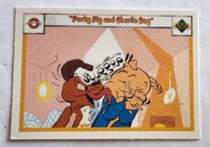 Upper Deck 1990 #22 "Porky Pig and Charlie Dog"