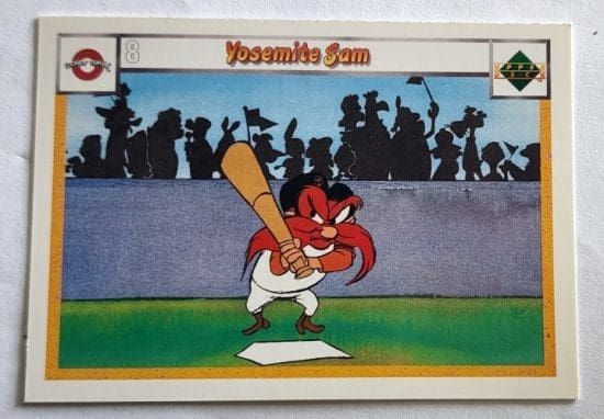 Yosemite Sam Upper Deck 1990 Looney Tunes All-Stars Trading Card #8 S.F Giants